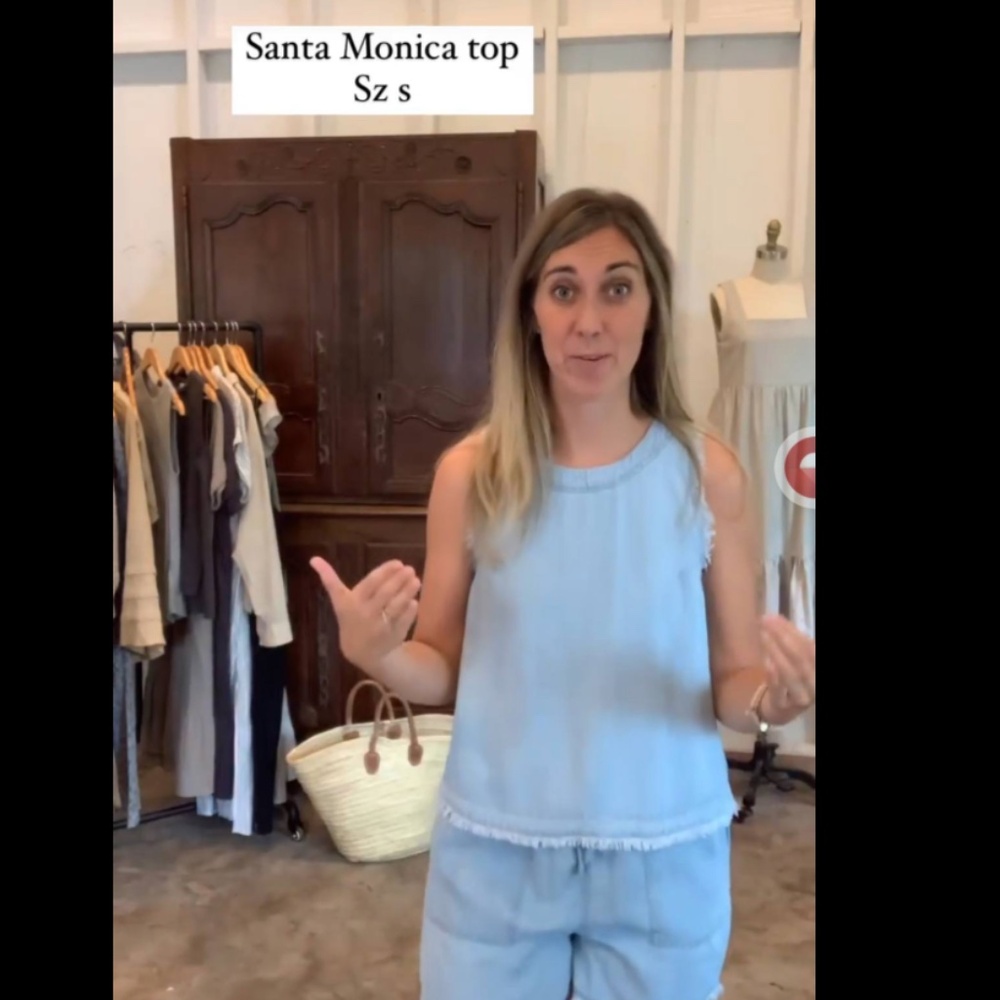 Neuflora Santa Monica Top XL Chambray